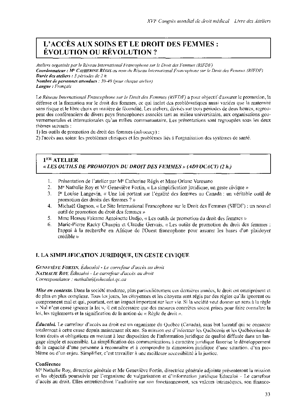 عکس صفحه اول مقاله: L'accès aux soins et le droit des femmes: Ãvolution ou révolution? L'accès aux soins et le droit des femmes: Ãvolution ou révolution?