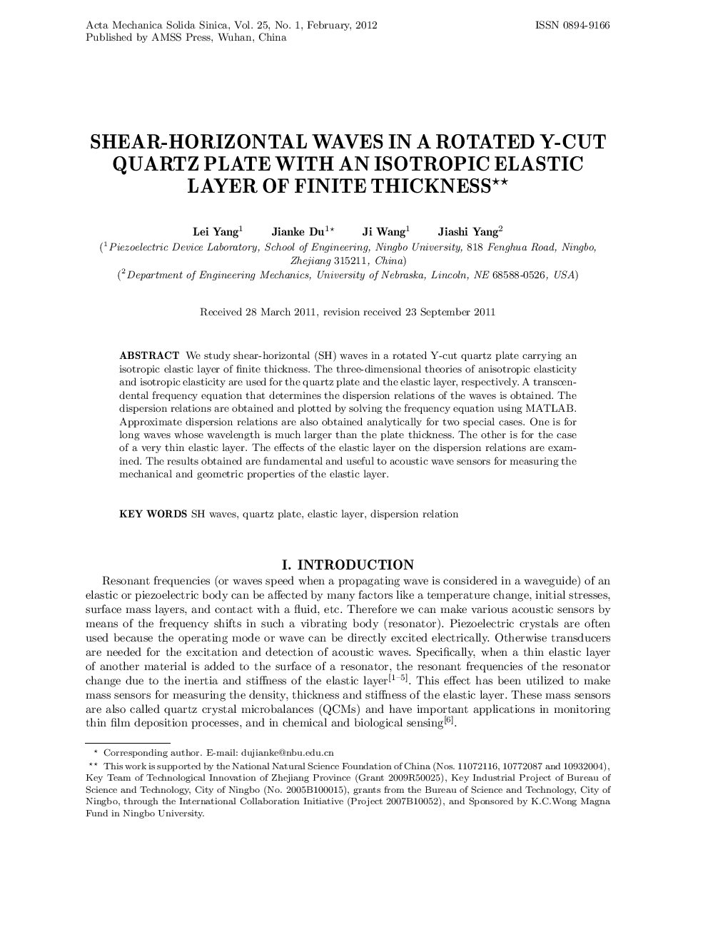 Shear-horizontal waves in a rotated Y-cut quartz plate with an isotropic elastic layer of finite thickness 