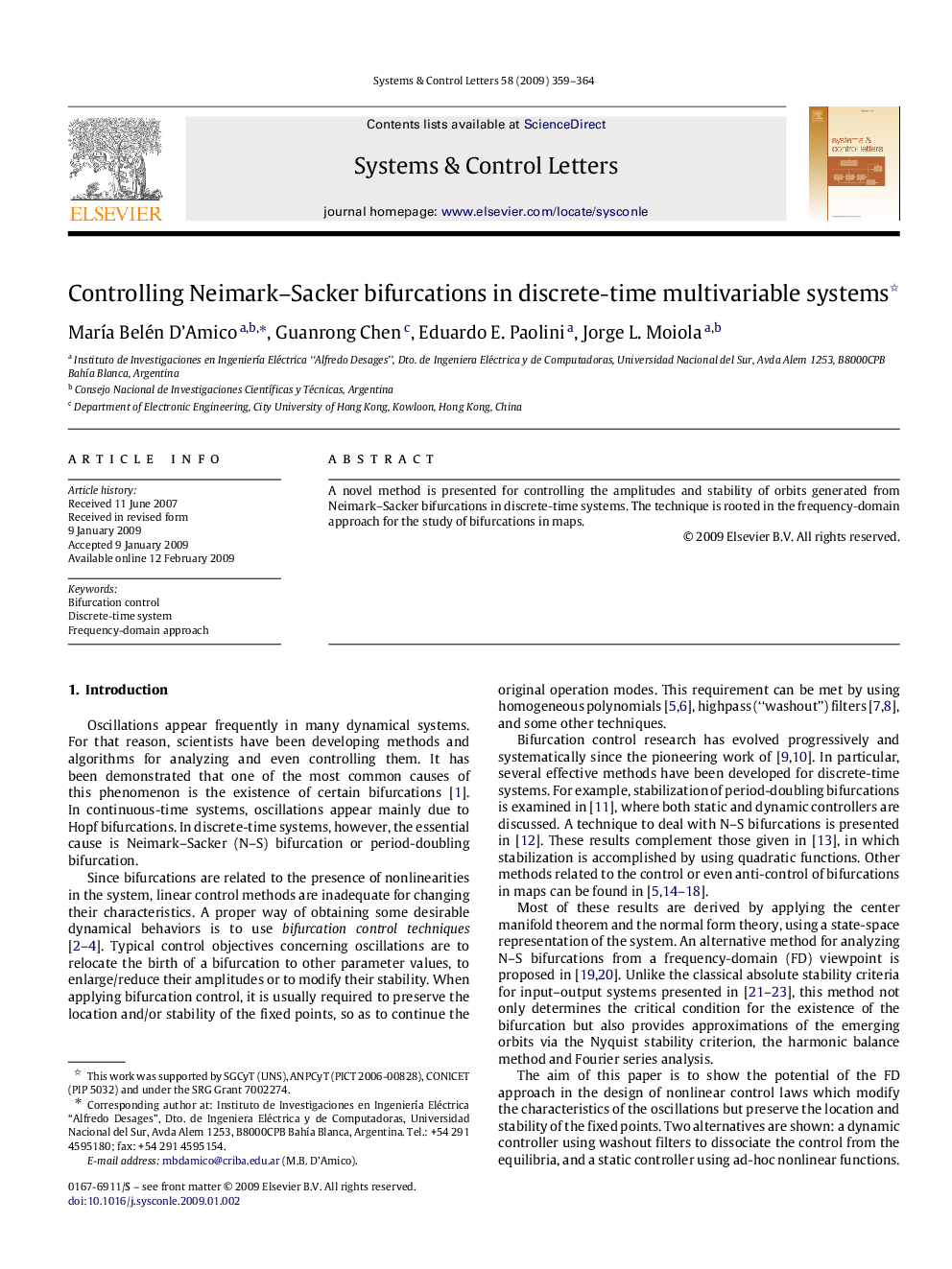 Controlling Neimark–Sacker bifurcations in discrete-time multivariable systems 