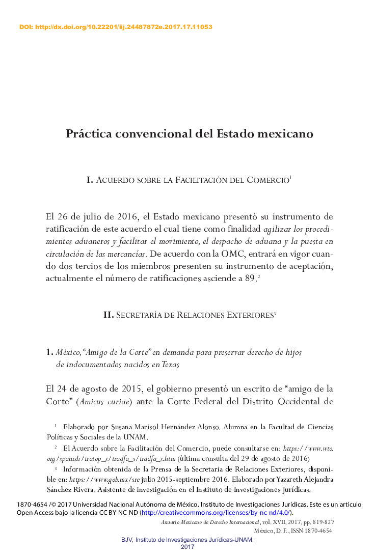 تمرین متعارف دولت مکزیک 