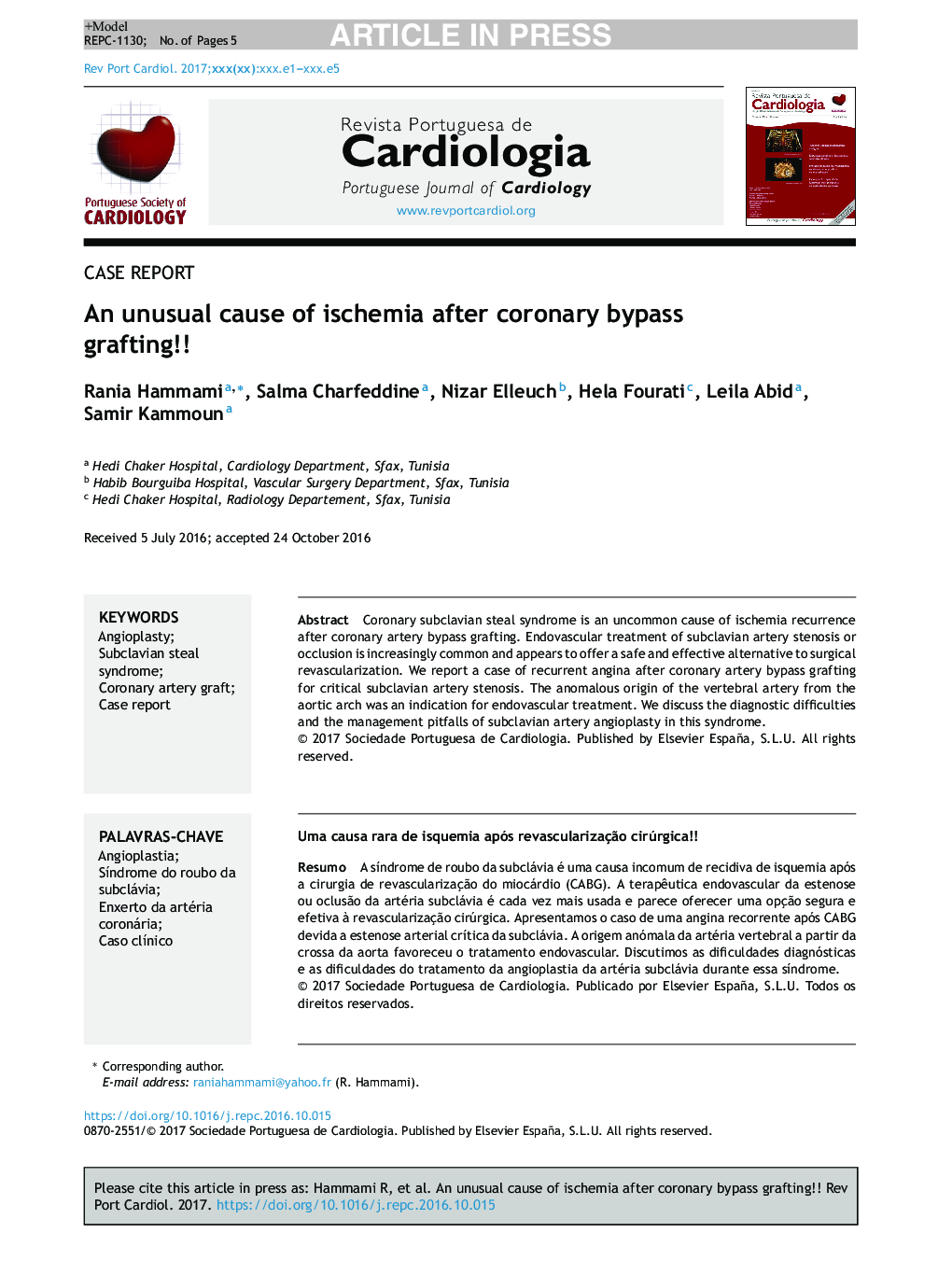 An unusual cause of ischemia after coronary bypass grafting!!