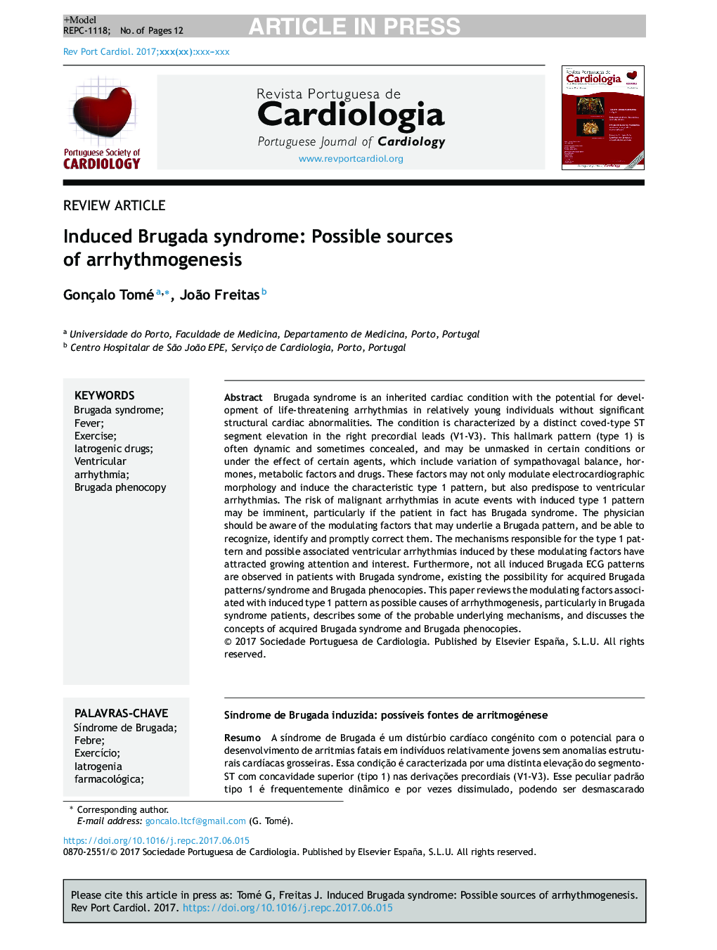 Induced Brugada syndrome: Possible sources of arrhythmogenesis