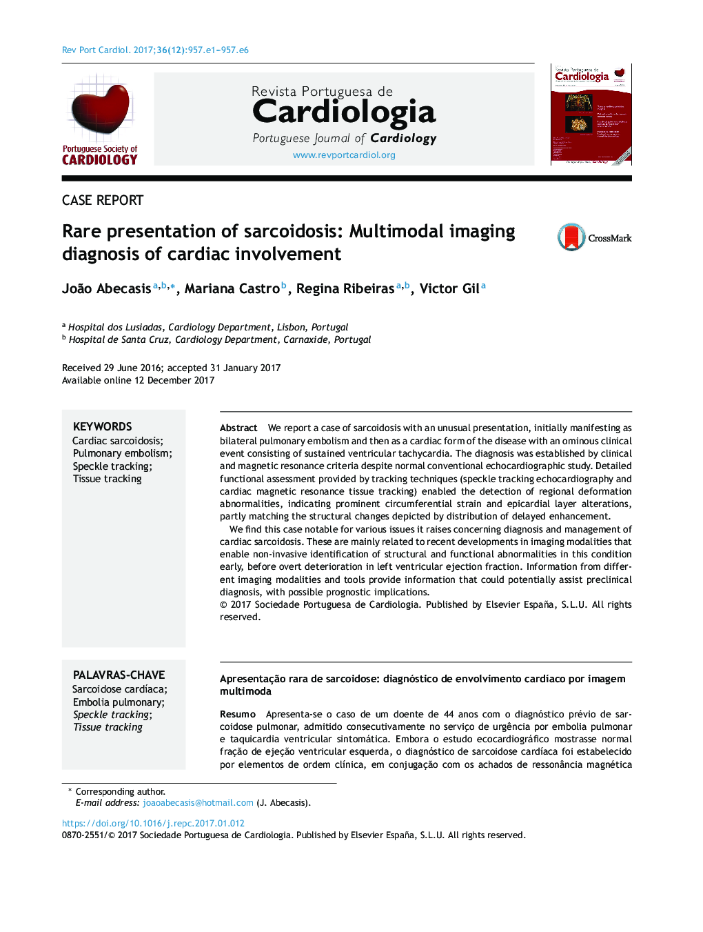 Rare presentation of sarcoidosis: Multimodal imaging diagnosis of cardiac involvement