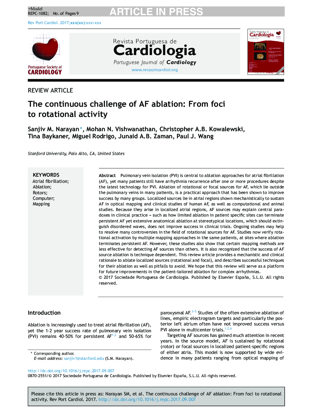 The continuous challenge of AF ablation: From foci to rotational activity