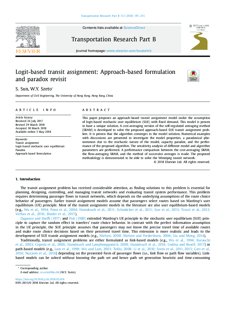 Logit-based transit assignment: Approach-based formulation and paradox revisit