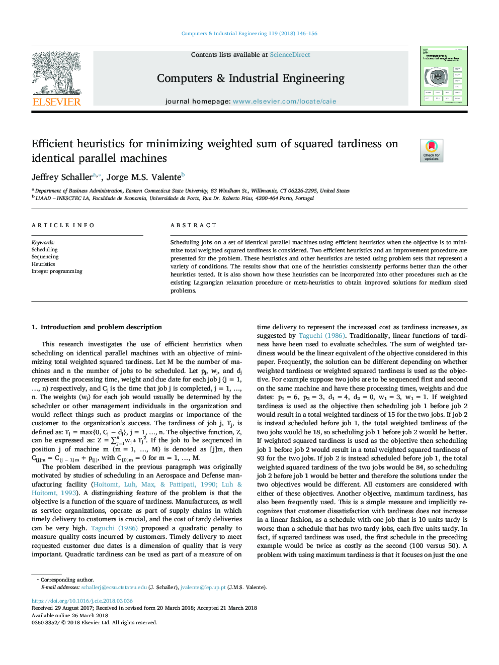 Efficient heuristics for minimizing weighted sum of squared tardiness on identical parallel machines