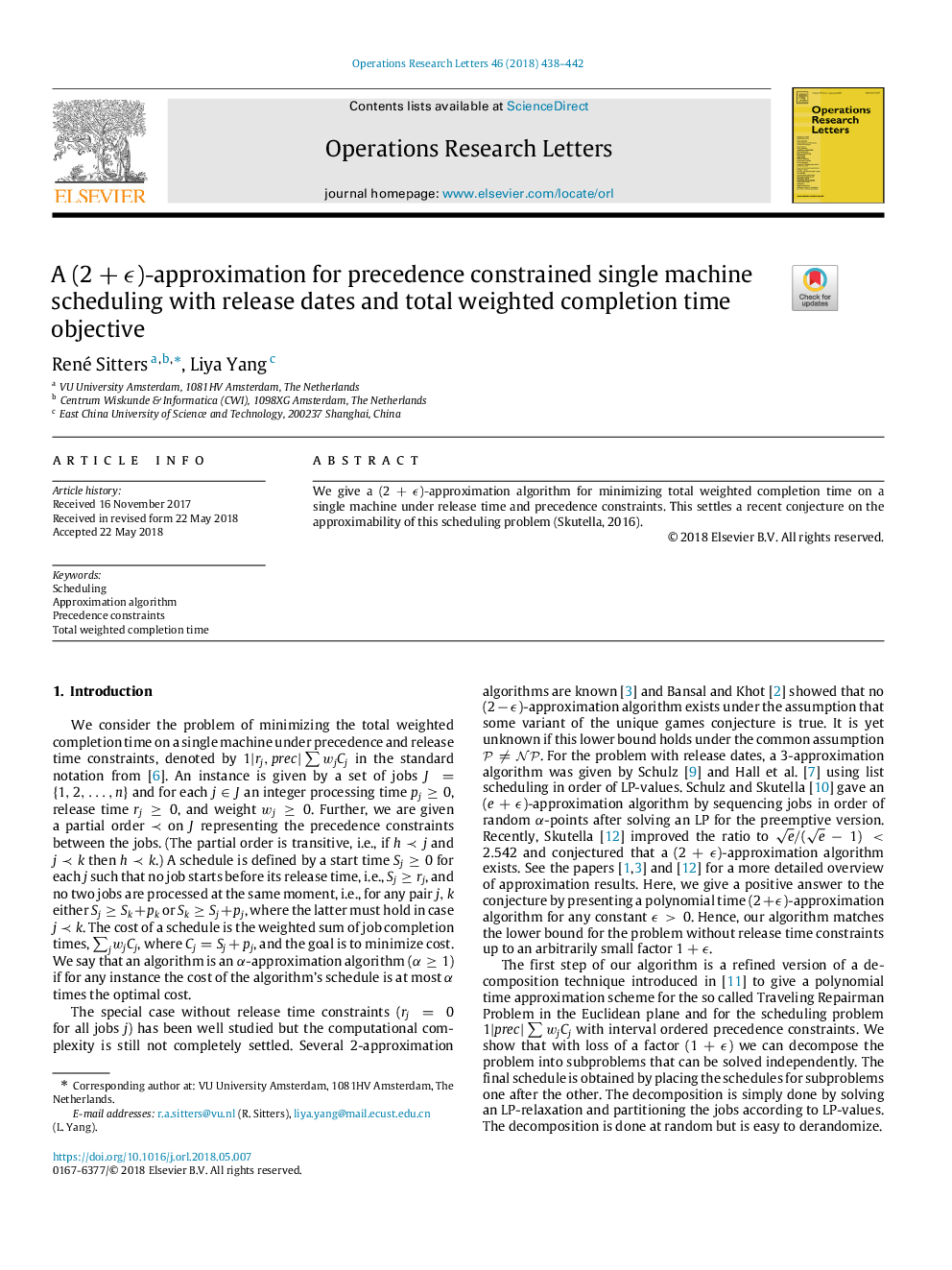 A (2+Ïµ)-approximation for precedence constrained single machine scheduling with release dates and total weighted completion time objective