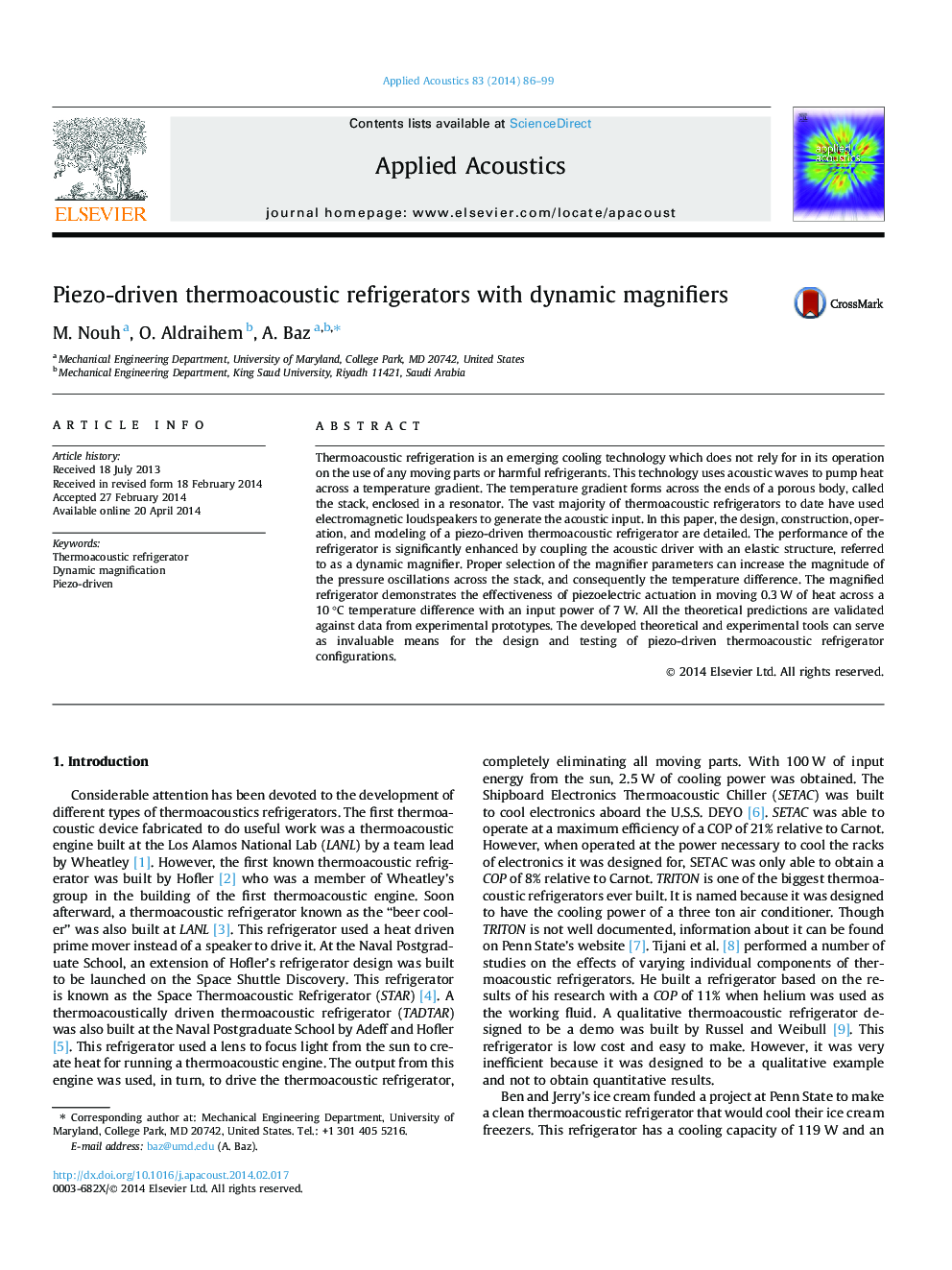 Piezo-driven thermoacoustic refrigerators with dynamic magnifiers