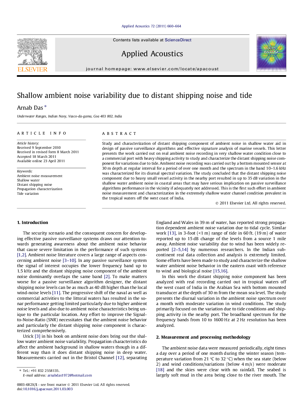 Shallow ambient noise variability due to distant shipping noise and tide