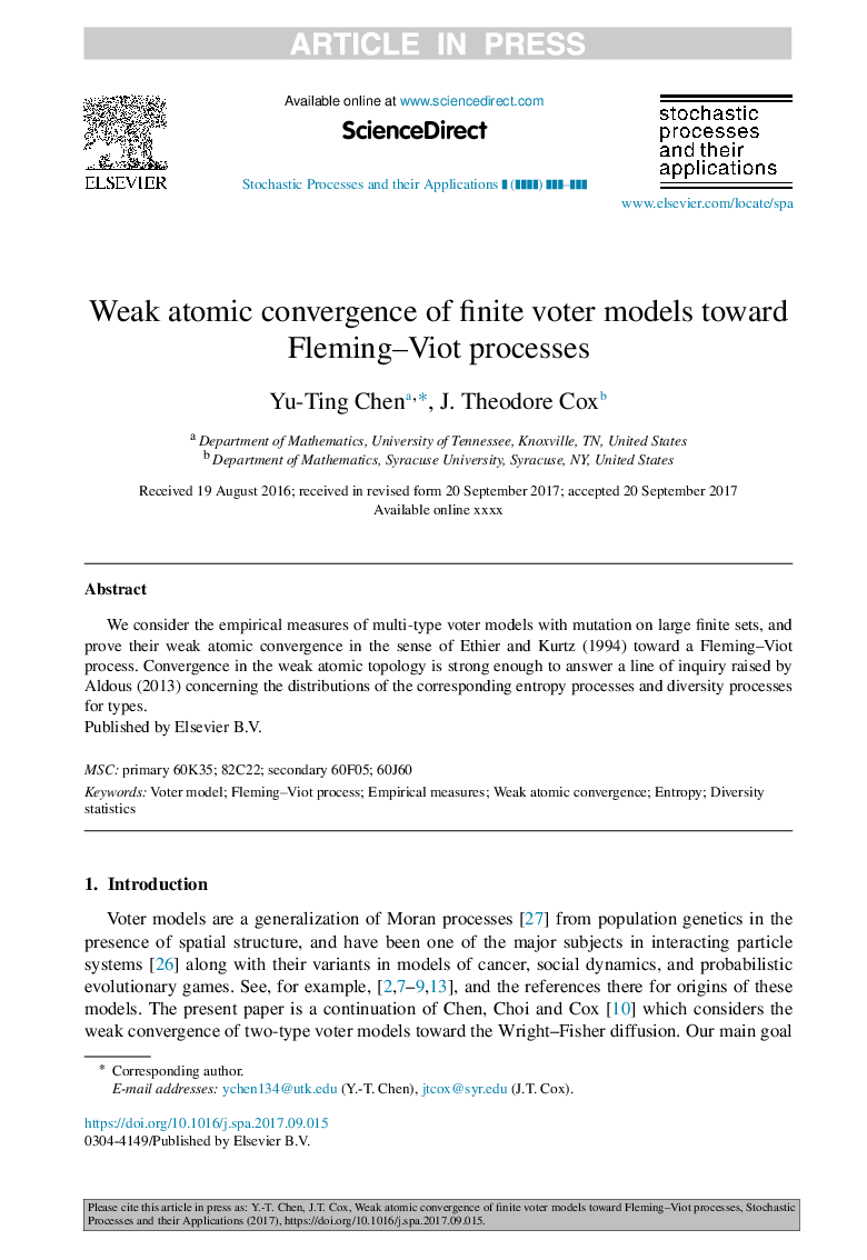 Weak atomic convergence of finite voter models toward Fleming-Viot processes