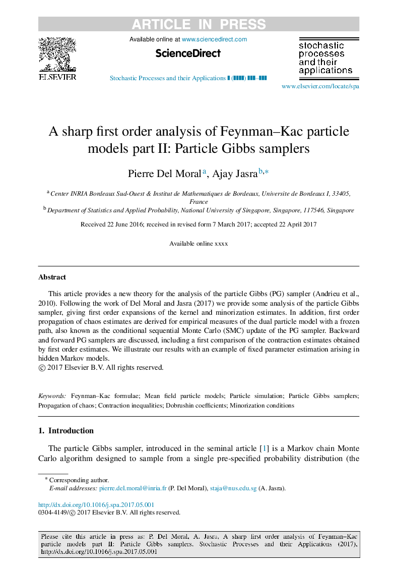A sharp first order analysis of Feynman-Kac particle models, Part II: Particle Gibbs samplers
