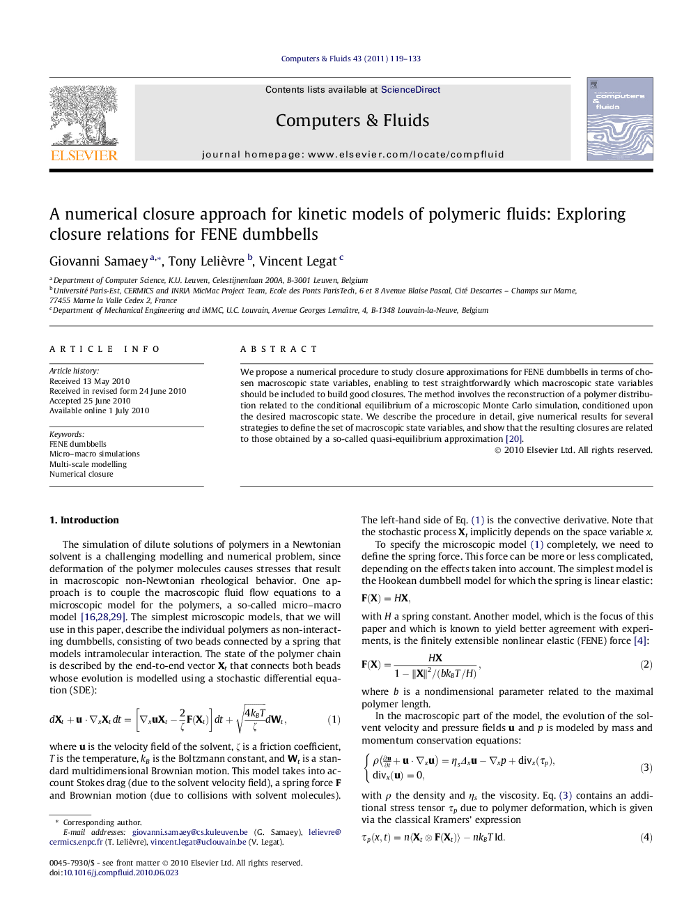 A numerical closure approach for kinetic models of polymeric fluids: Exploring closure relations for FENE dumbbells