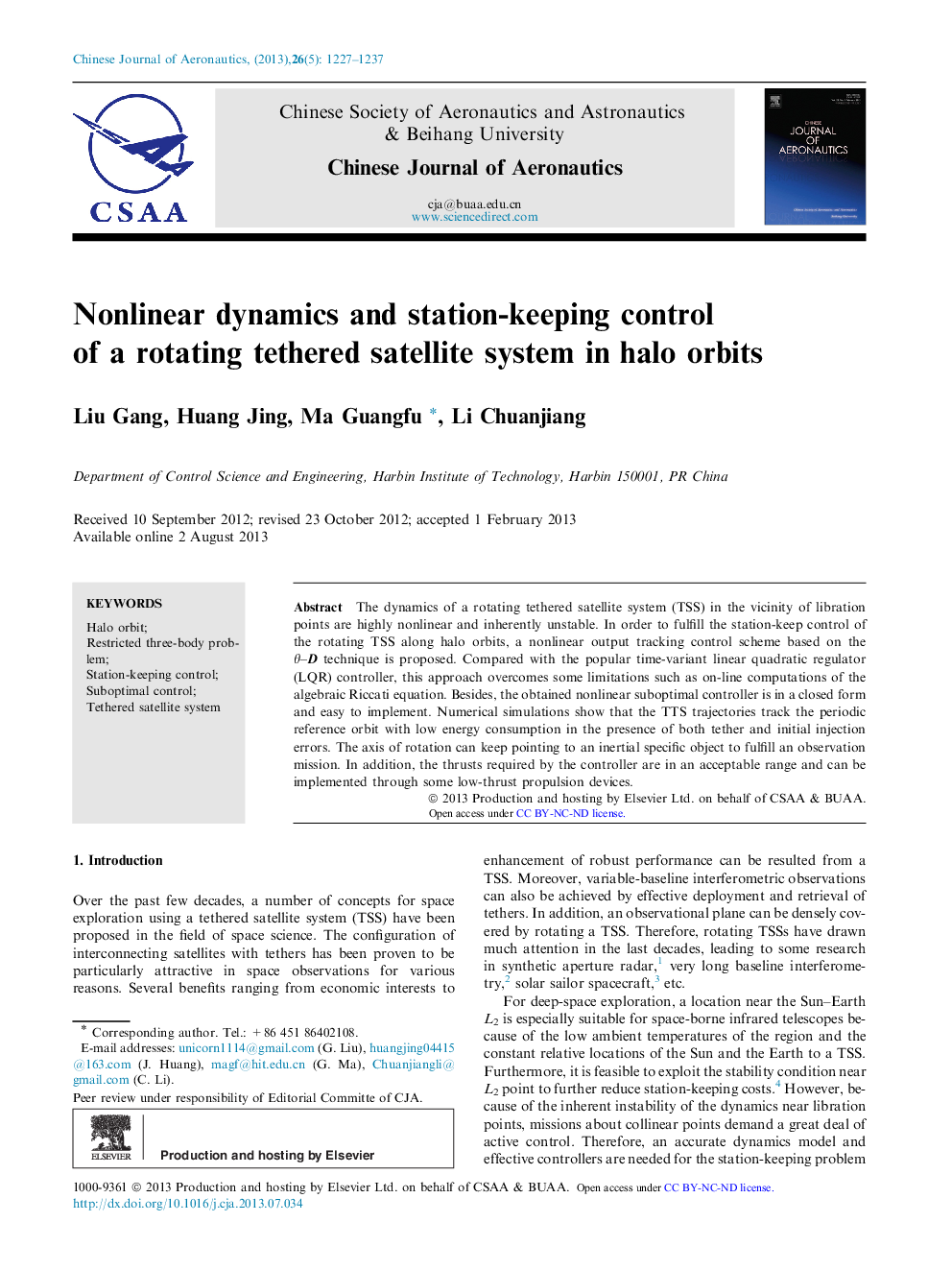 Nonlinear dynamics and station-keeping control of a rotating tethered satellite system in halo orbits 