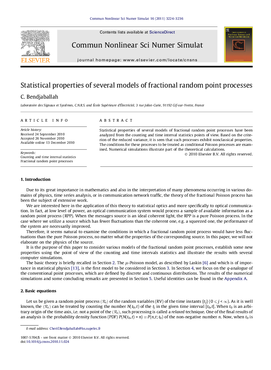 Statistical properties of several models of fractional random point processes