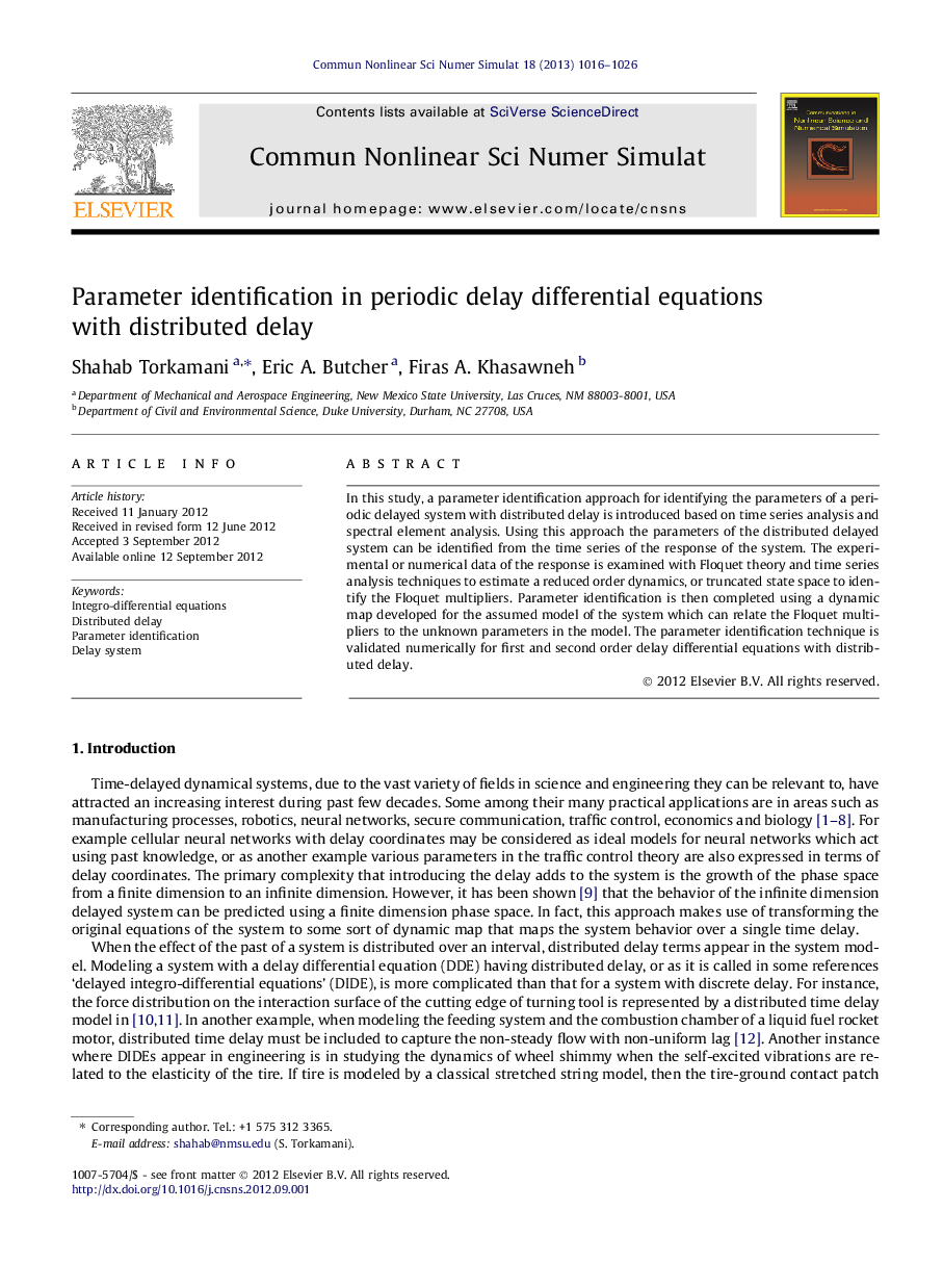 Parameter identification in periodic delay differential equations with distributed delay