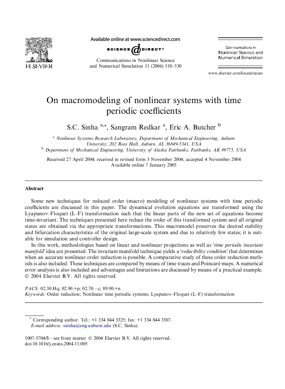 On macromodeling of nonlinear systems with time periodic coefficients