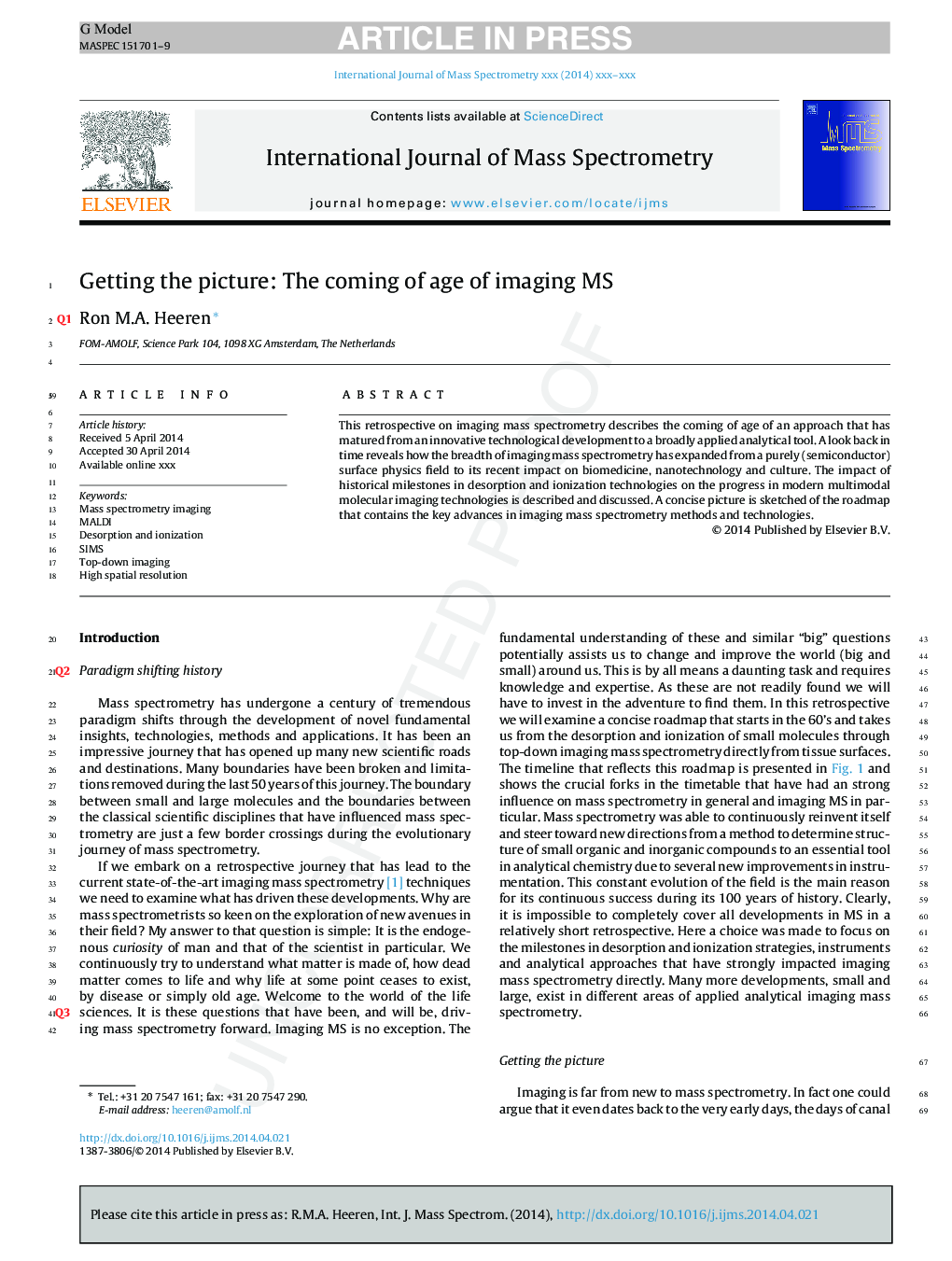 Getting the picture: The coming of age of imaging MS