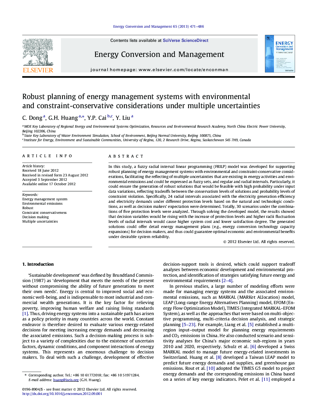 Robust planning of energy management systems with environmental and constraint-conservative considerations under multiple uncertainties