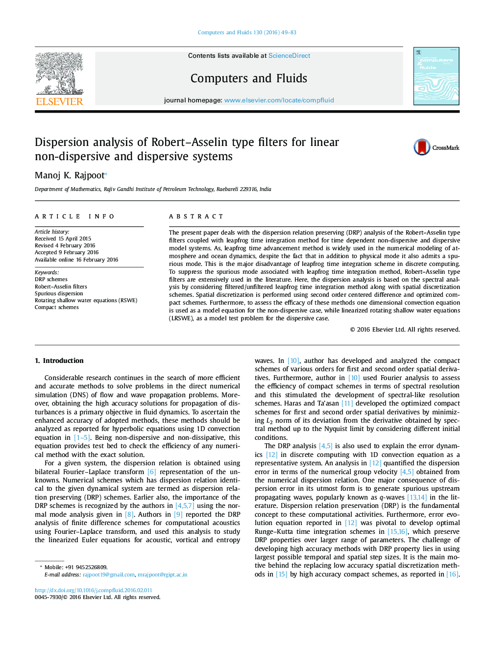 Dispersion analysis of Robert–Asselin type filters for linear non-dispersive and dispersive systems