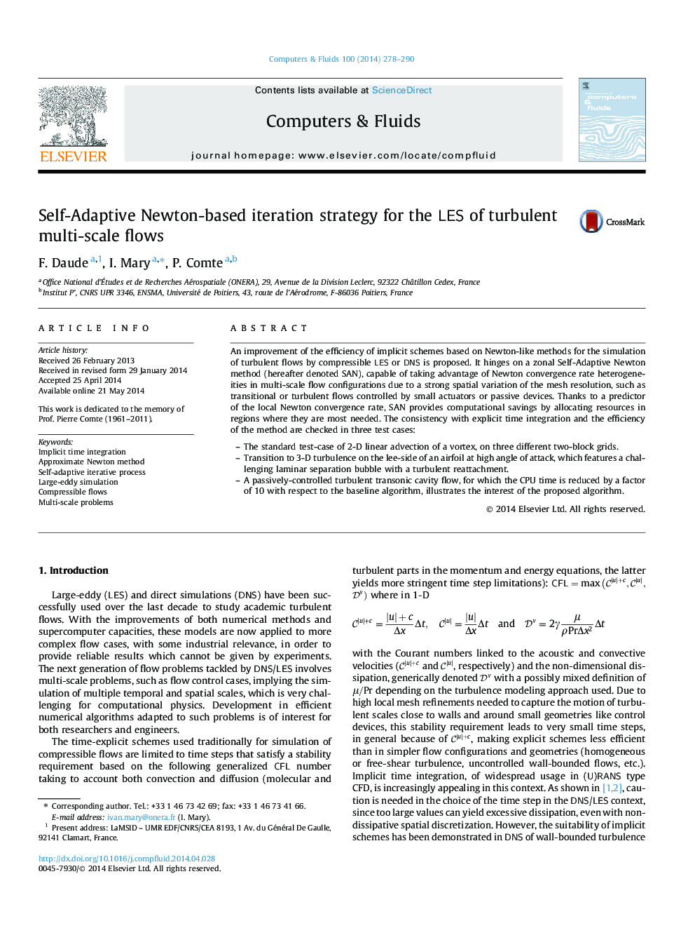 Self-Adaptive Newton-based iteration strategy for the LES of turbulent multi-scale flows