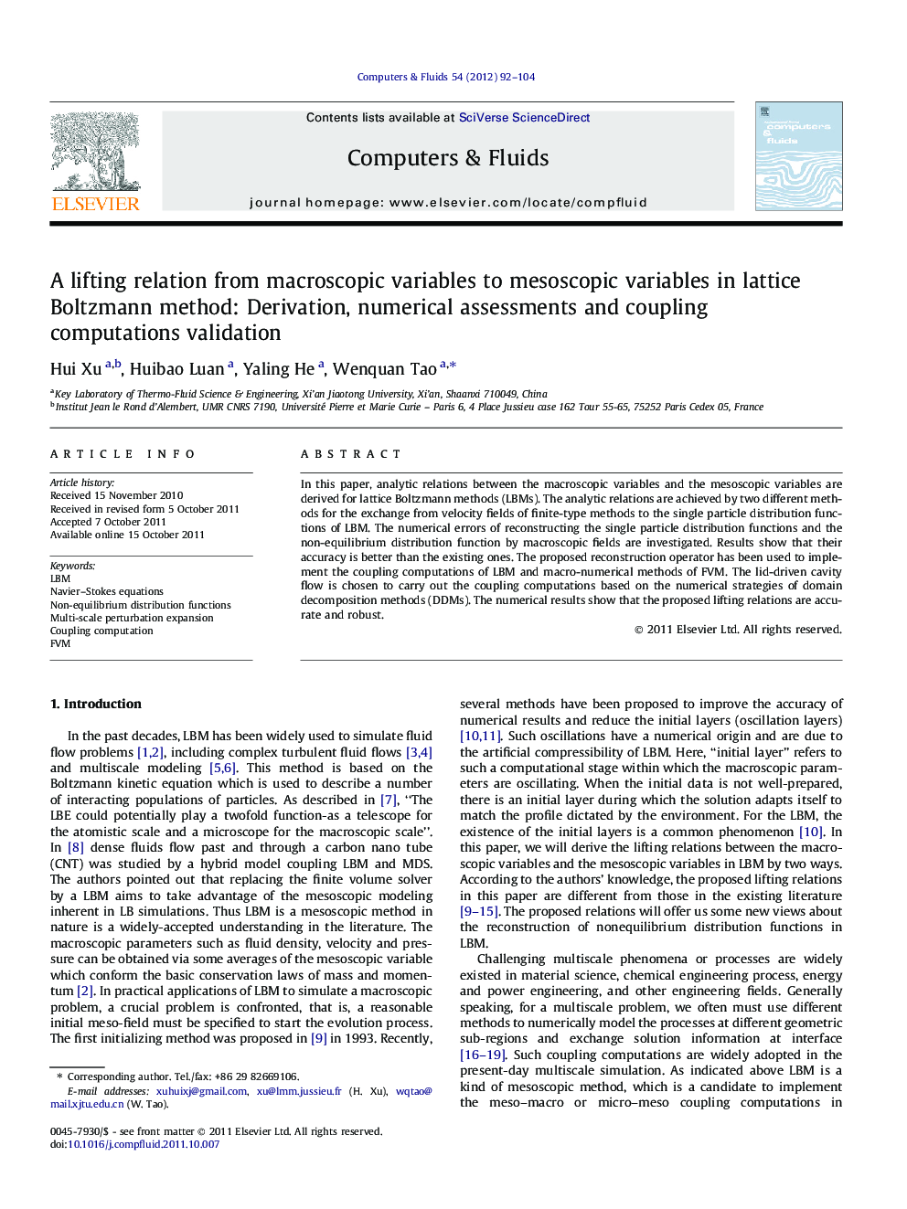 A lifting relation from macroscopic variables to mesoscopic variables in lattice Boltzmann method: Derivation, numerical assessments and coupling computations validation