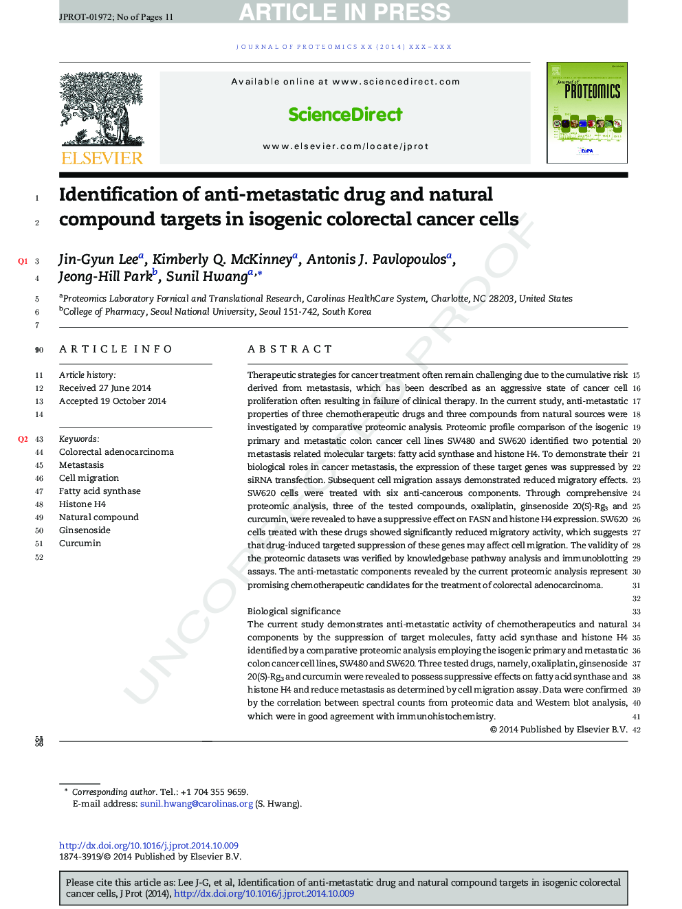شناسایی داروهای ضد متاستاز و اهداف ترکیبات طبیعی در سلول های سرطانی کولورکتال ایزوژنیک 