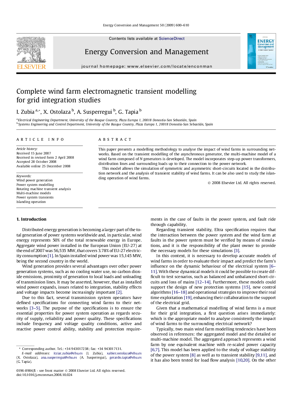 Complete wind farm electromagnetic transient modelling for grid integration studies