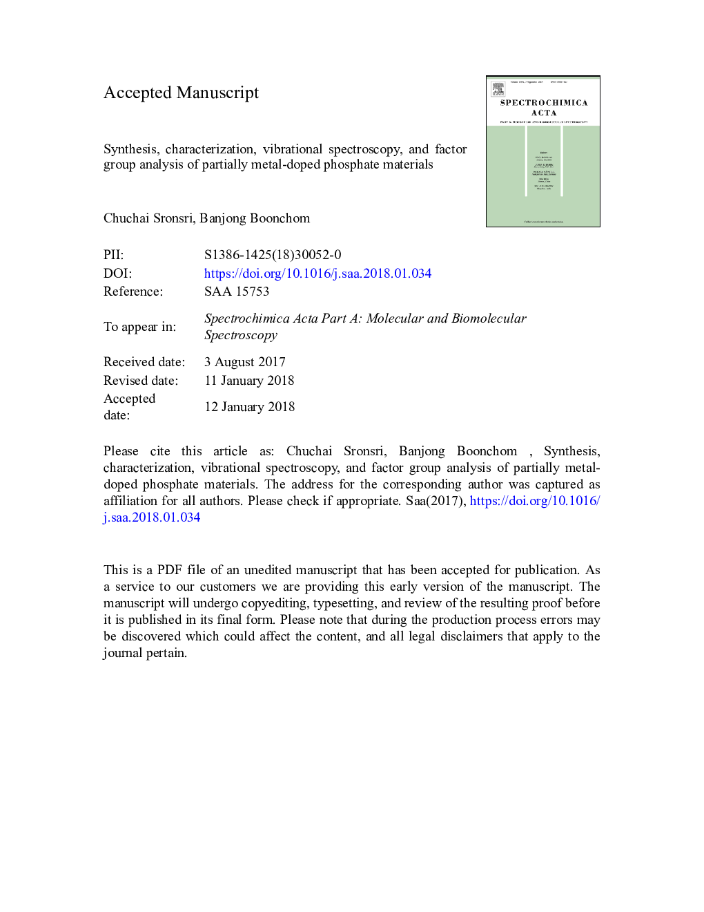 Synthesis, characterization, vibrational spectroscopy, and factor group analysis of partially metal-doped phosphate materials