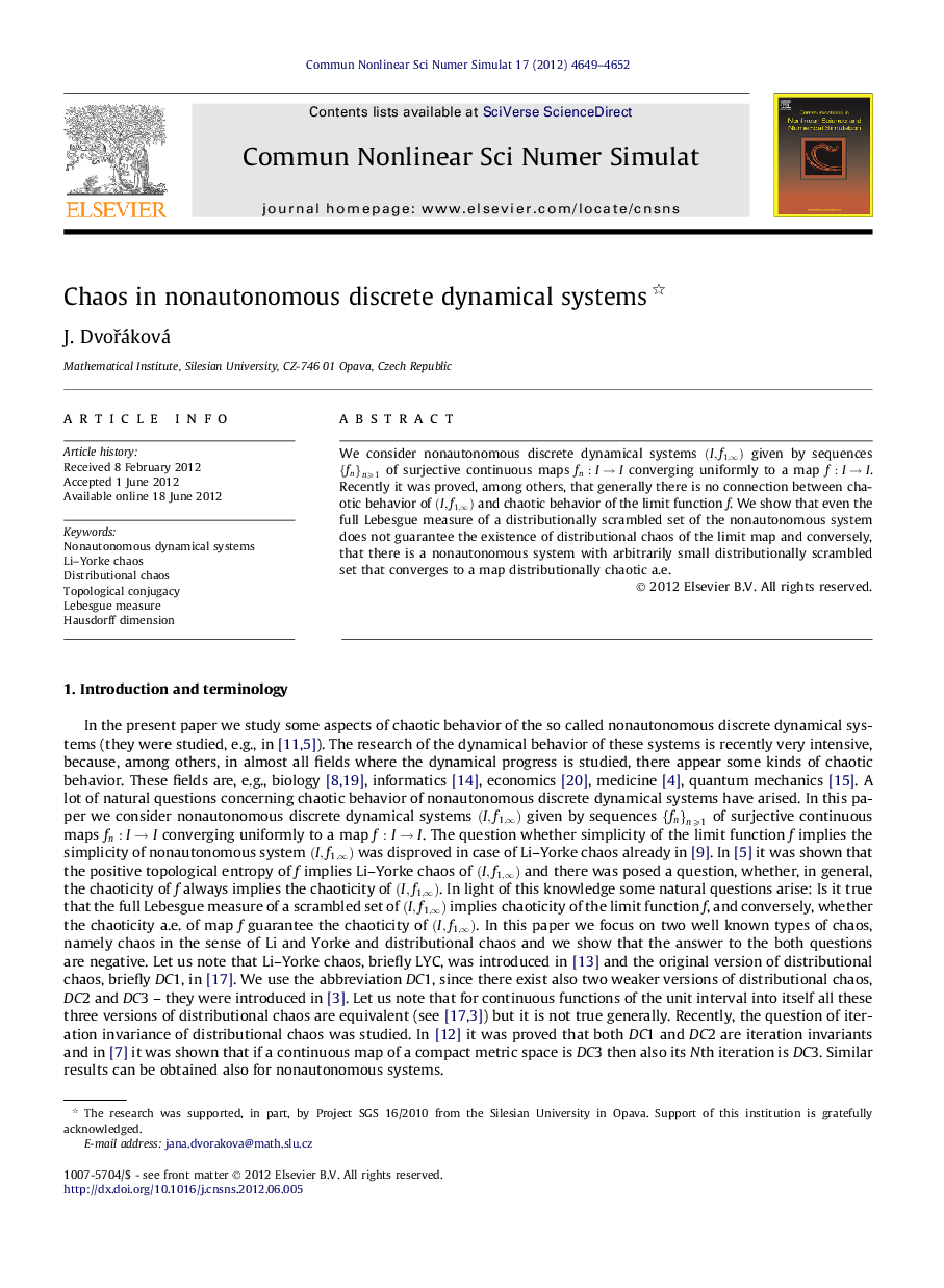 Chaos in nonautonomous discrete dynamical systems 