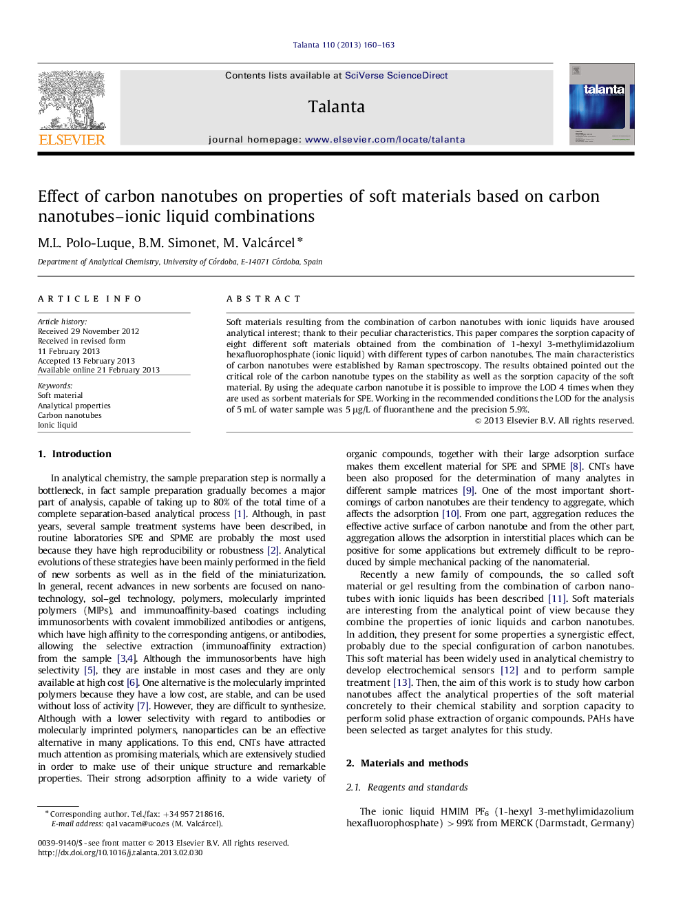 Effect of carbon nanotubes on properties of soft materials based on carbon nanotubes-ionic liquid combinations