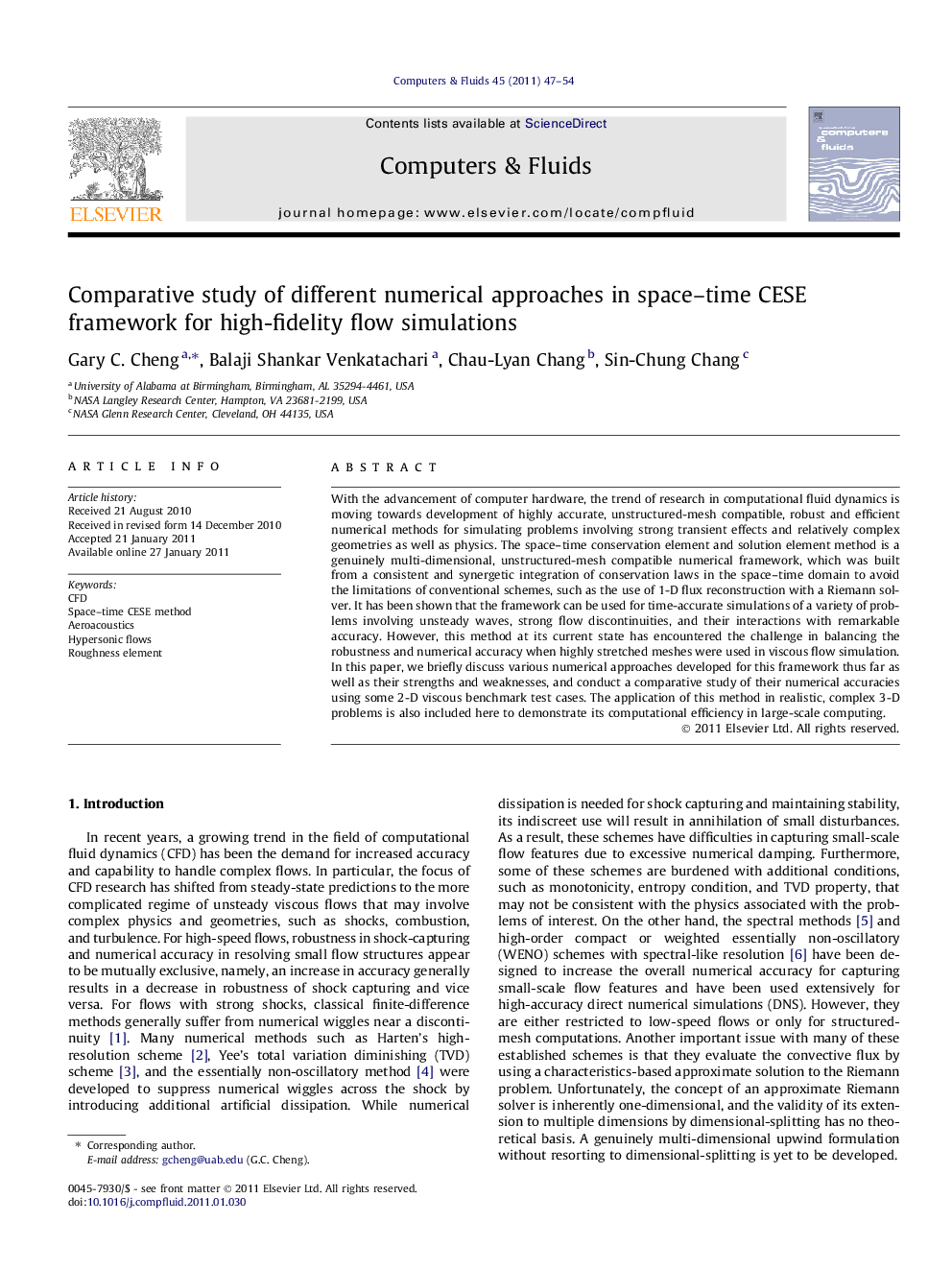 Comparative study of different numerical approaches in space–time CESE framework for high-fidelity flow simulations