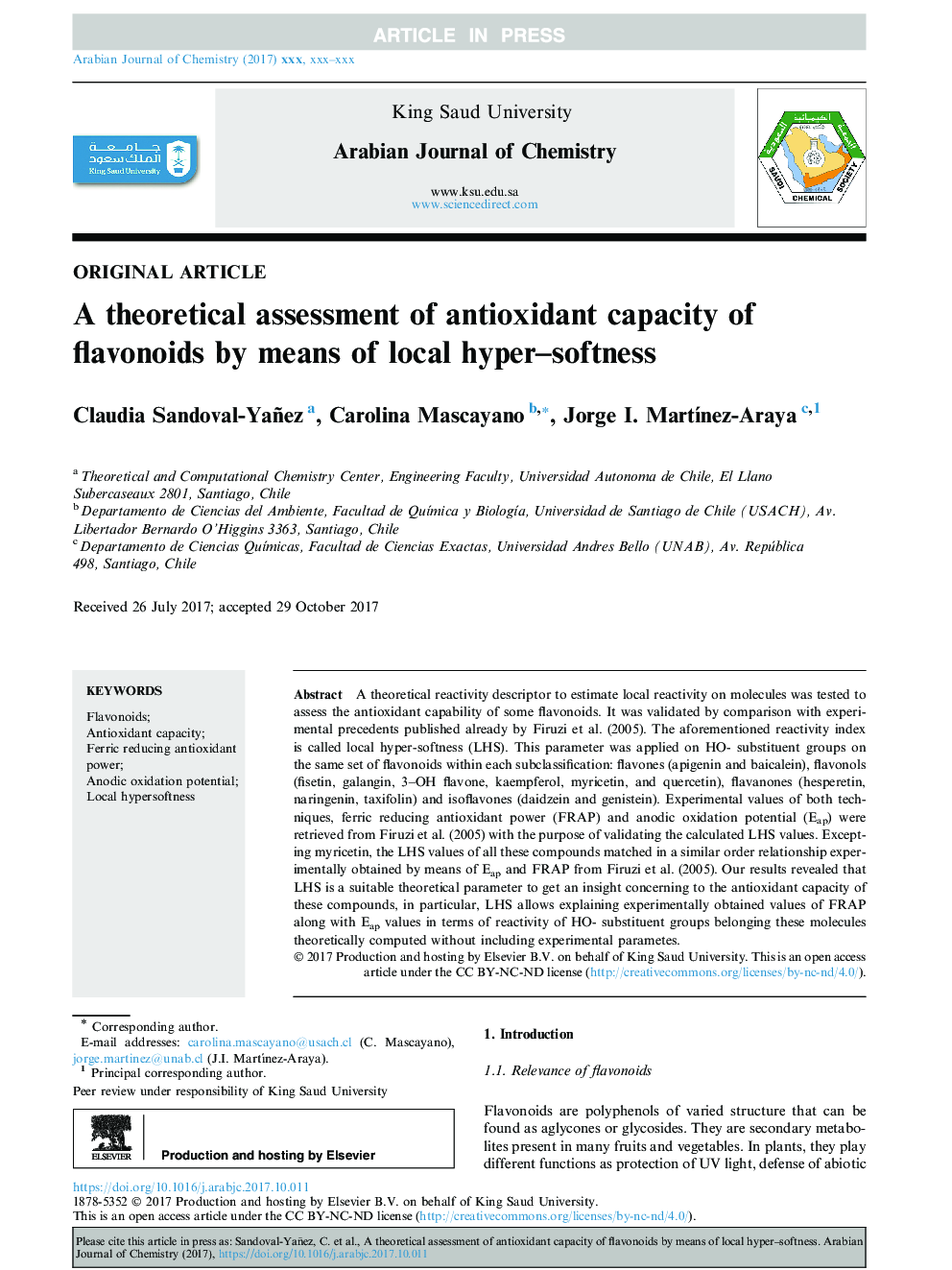 A theoretical assessment of antioxidant capacity of flavonoids by means of local hyper-softness