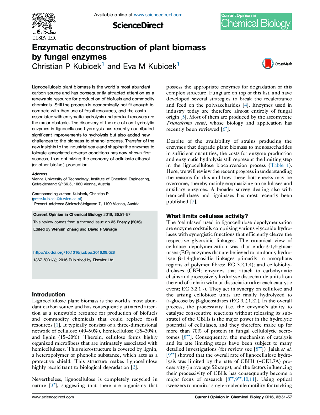 Enzymatic deconstruction of plant biomass by fungal enzymes