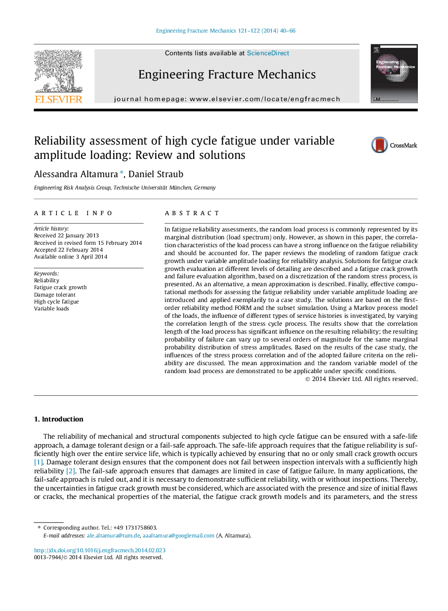 Reliability assessment of high cycle fatigue under variable amplitude loading: Review and solutions