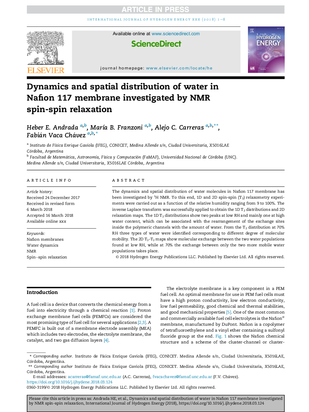 Dynamics and spatial distribution of water in Nafion 117 membrane investigated by NMR spin-spin relaxation