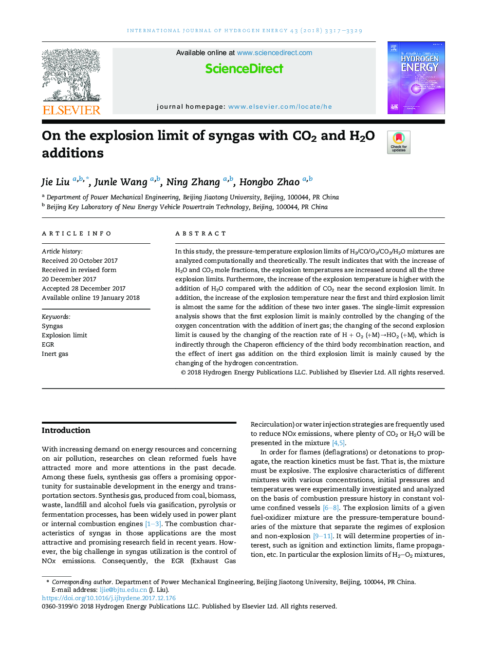 On the explosion limit of syngas with CO2 and H2O additions