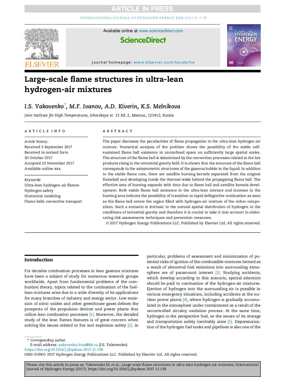 Large-scale flame structures in ultra-lean hydrogen-air mixtures