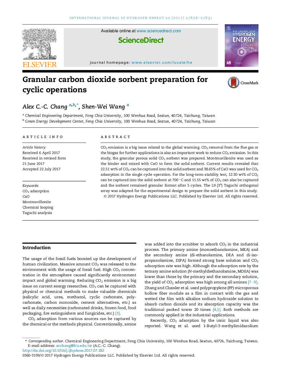 Granular carbon dioxide sorbent preparation for cyclic operations