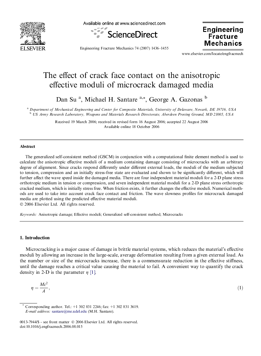 The effect of crack face contact on the anisotropic effective moduli of microcrack damaged media