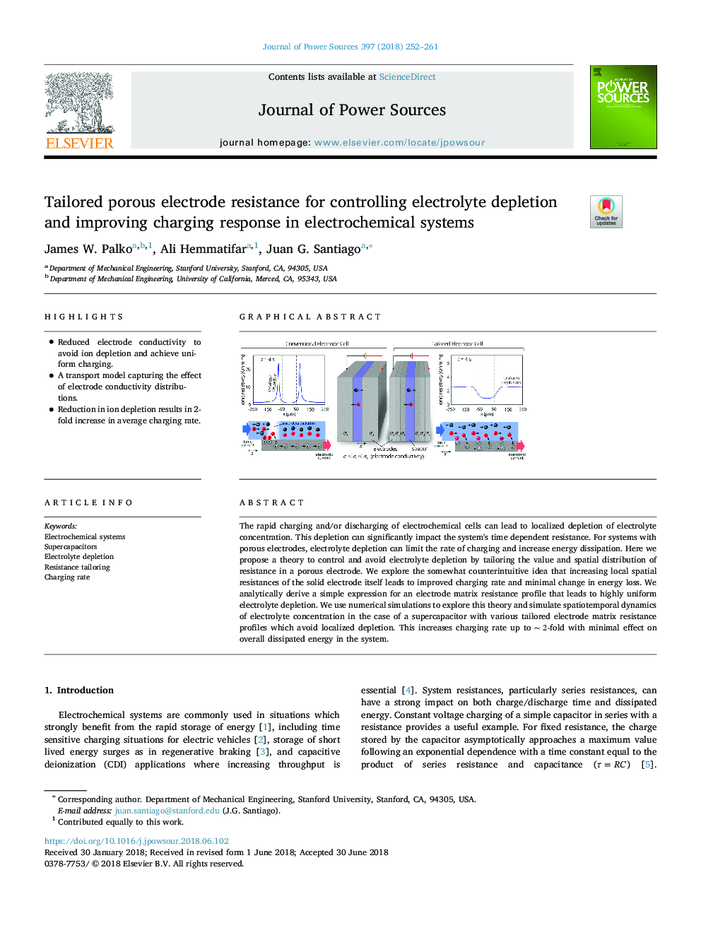 Tailored porous electrode resistance for controlling electrolyte depletion and improving charging response in electrochemical systems