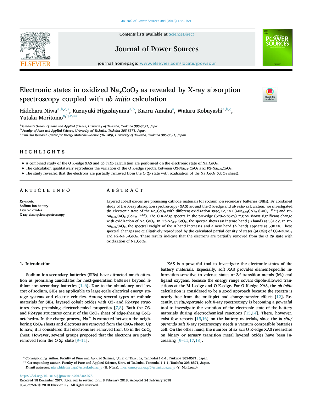 Electronic states in oxidized NaxCoO2 as revealed by X-ray absorption spectroscopy coupled with ab initio calculation