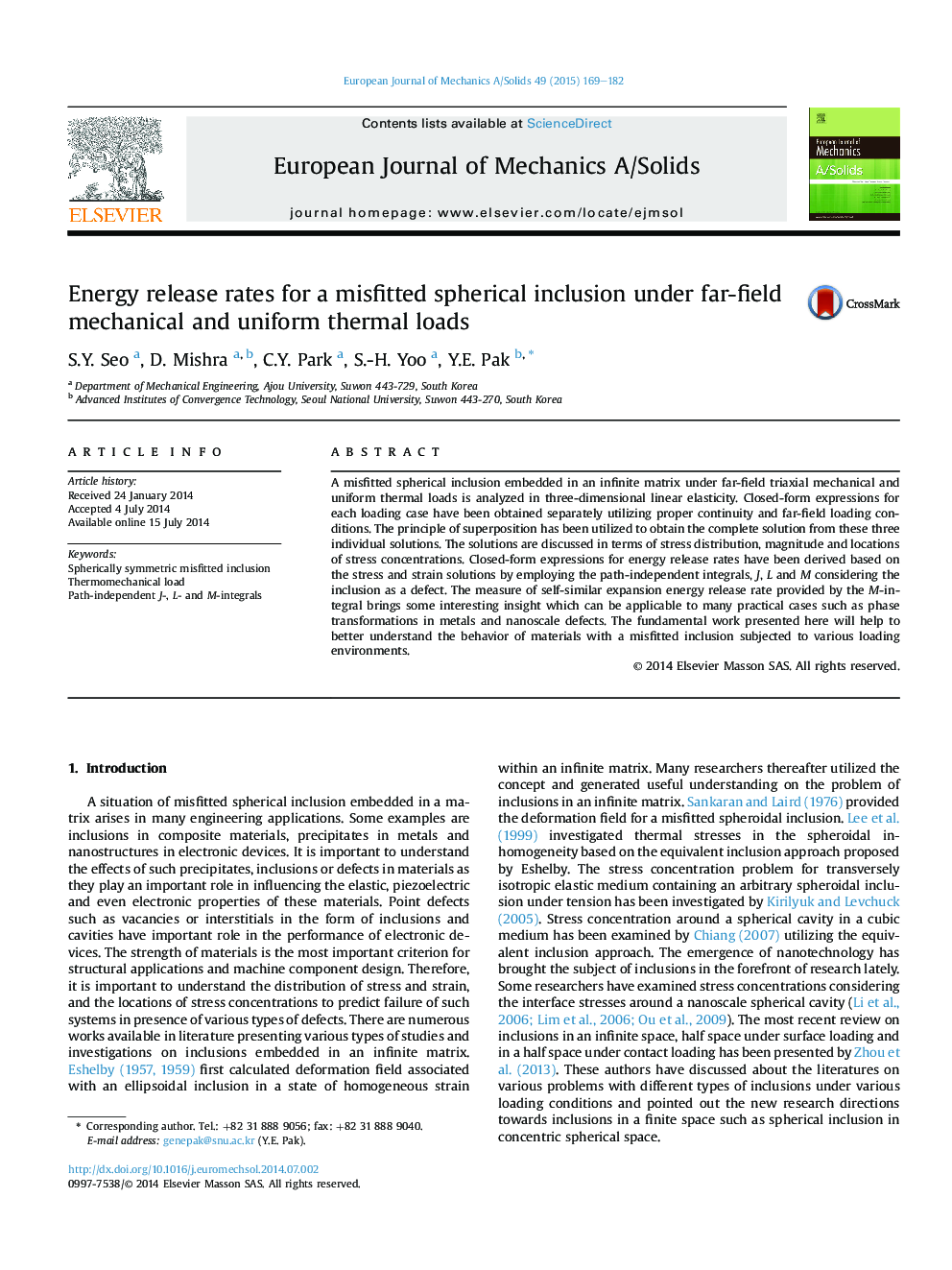 Energy release rates for a misfitted spherical inclusion under far-field mechanical and uniform thermal loads