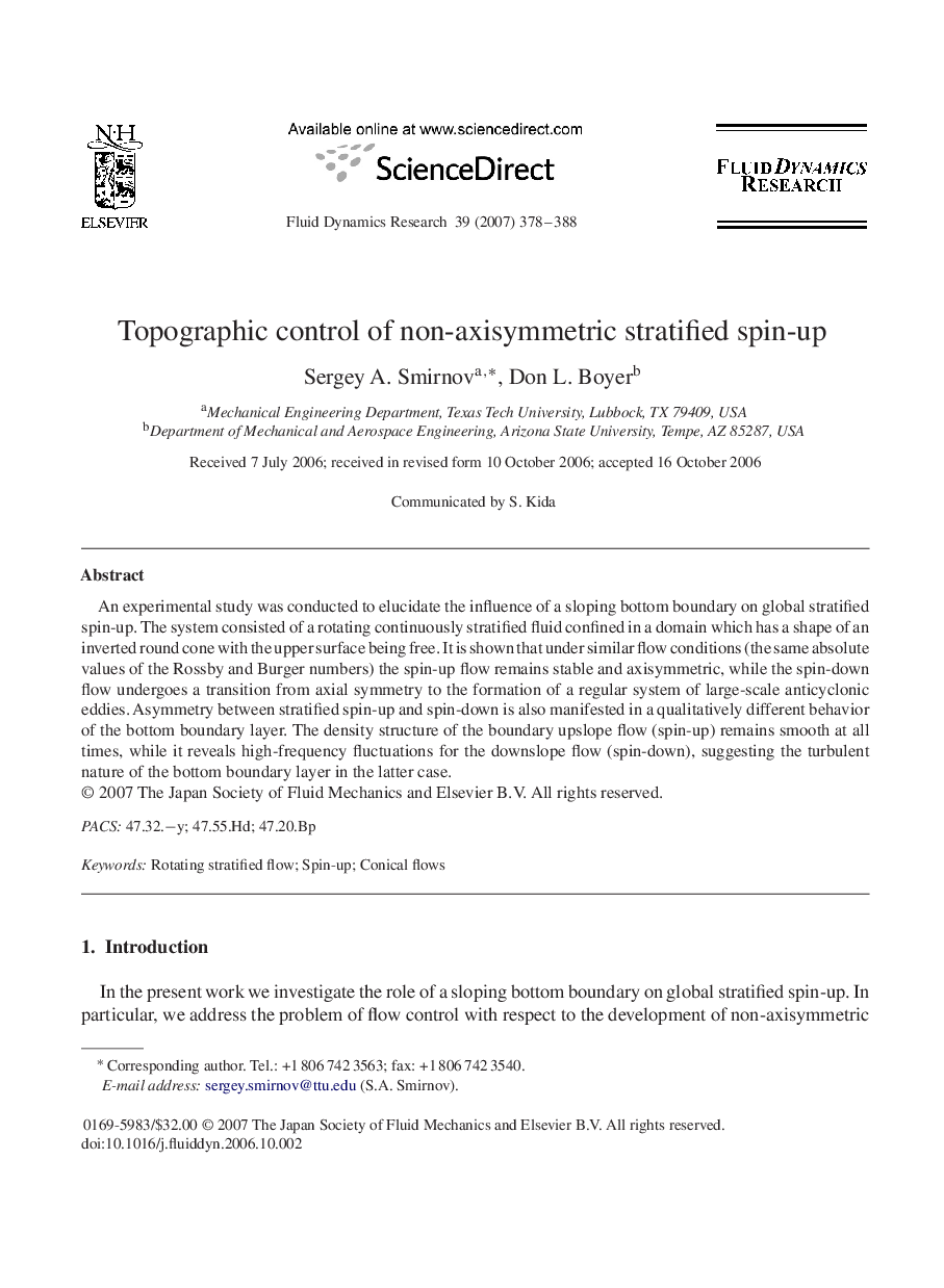 Topographic control of non-axisymmetric stratified spin-up