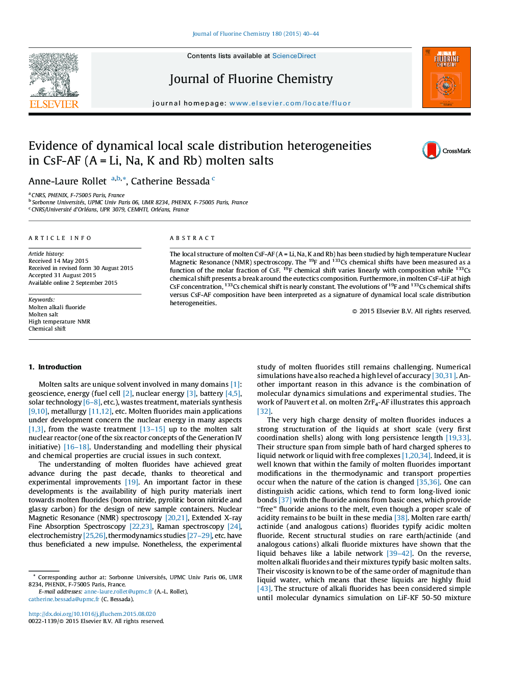 Evidence of dynamical local scale distribution heterogeneities in CsF-AF (AÂ =Â Li, Na, K and Rb) molten salts