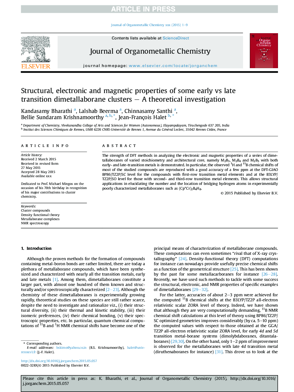 Structural, electronic and magnetic properties of some early vs late transition dimetallaborane clusters - A theoretical investigation