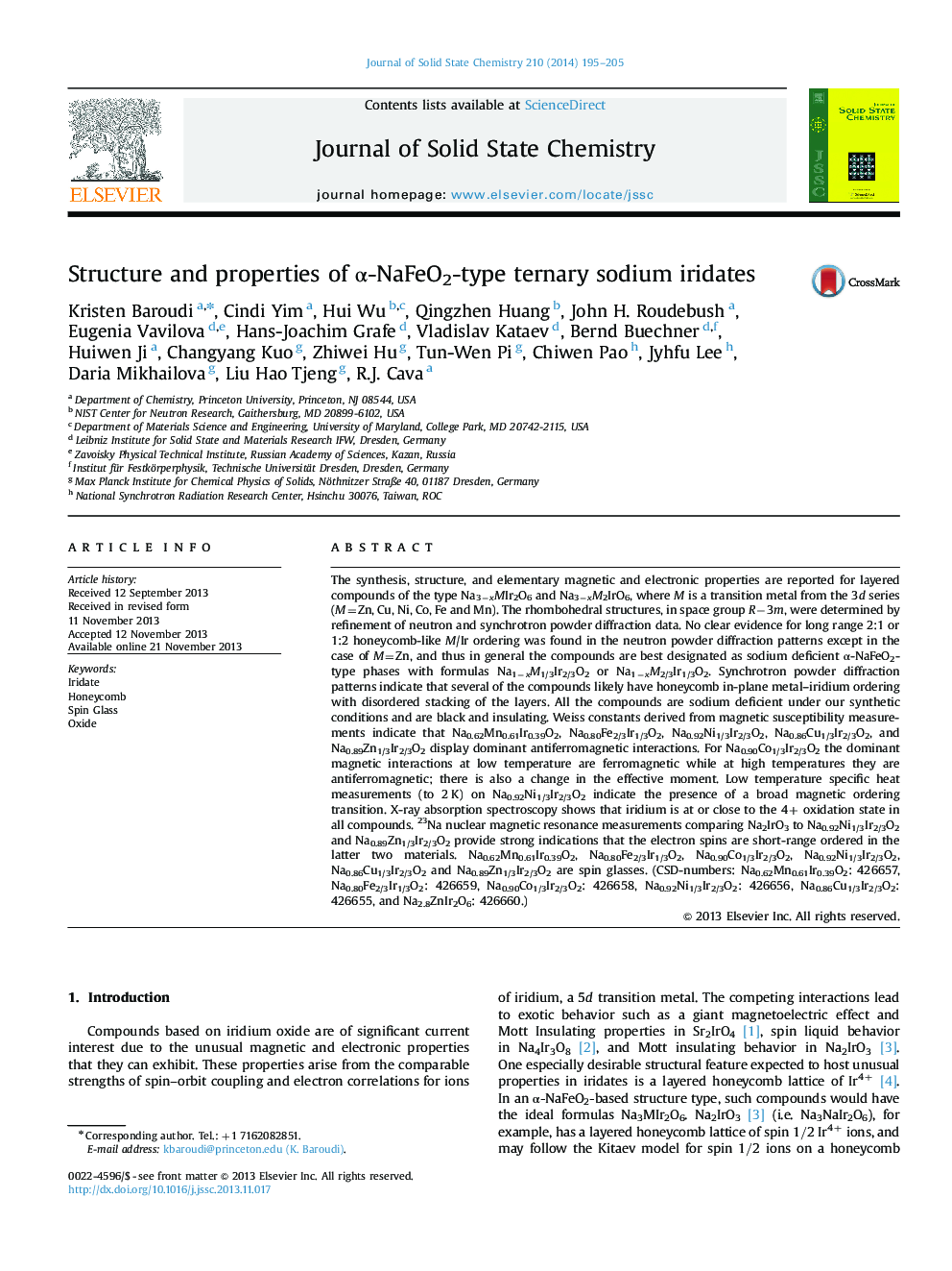 Structure and properties of Î±-NaFeO2-type ternary sodium iridates