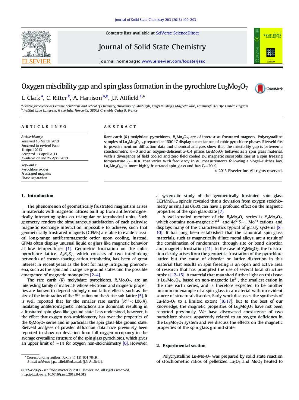 Oxygen miscibility gap and spin glass formation in the pyrochlore Lu2Mo2O7