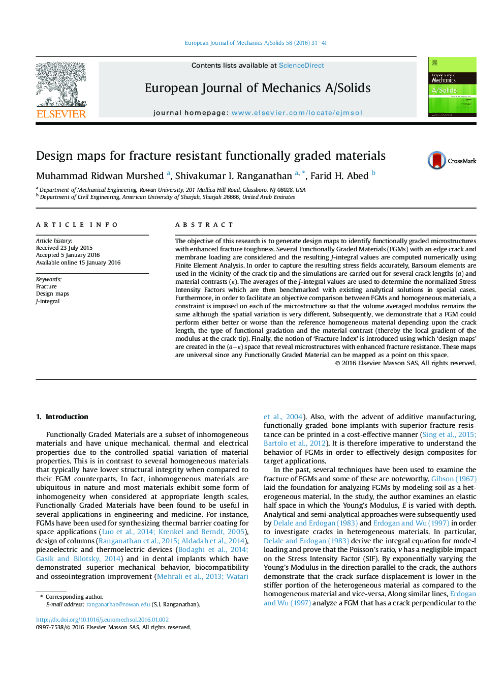 Design maps for fracture resistant functionally graded materials