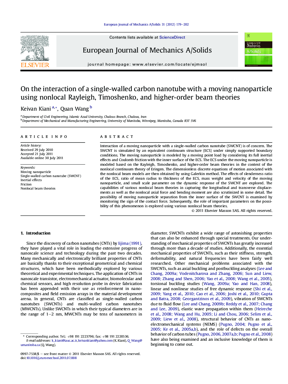 On the interaction of a single-walled carbon nanotube with a moving nanoparticle using nonlocal Rayleigh, Timoshenko, and higher-order beam theories