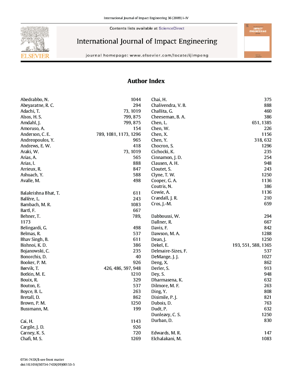 Author Index